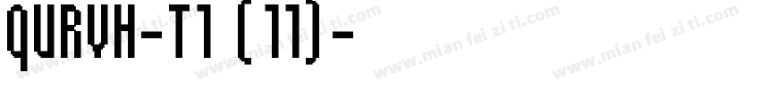 QURVH-T1 (11)字体转换